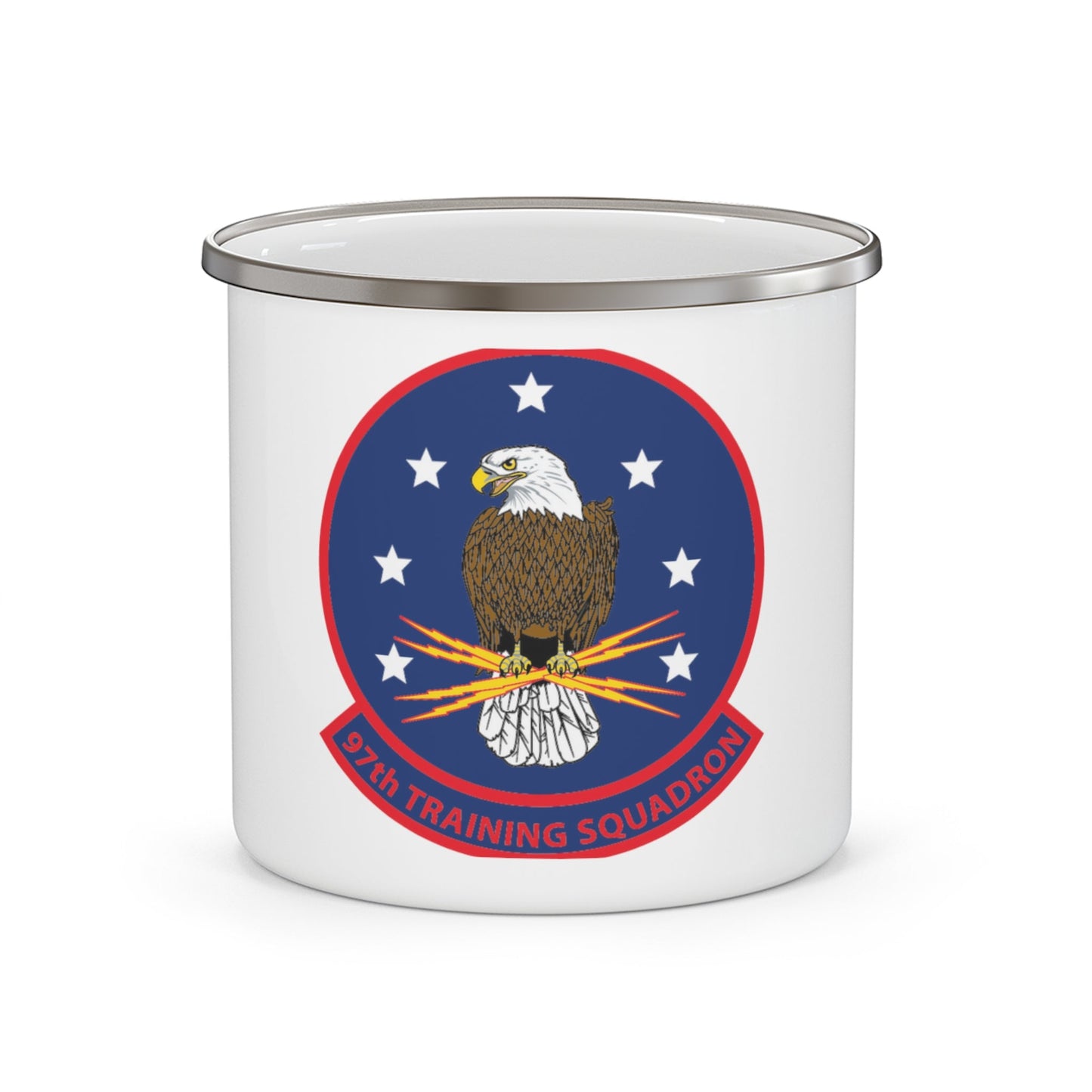 97th Training Sq (U.S. Navy) Enamel Mug 12oz-12oz-The Sticker Space