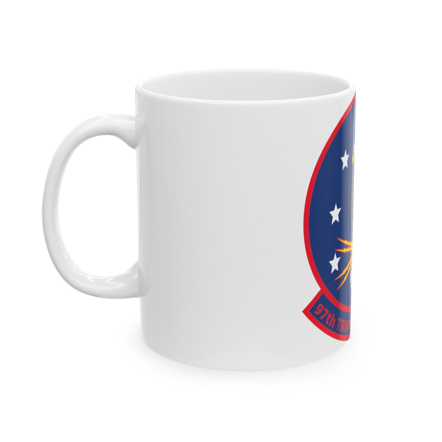 97th Training Sq (U.S. Navy) White Coffee Mug-The Sticker Space