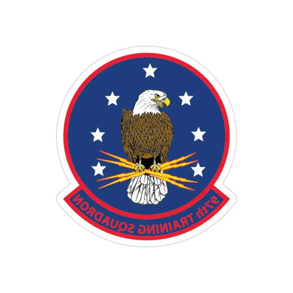 97th Training Sq (U.S. Navy) REVERSE PRINT Transparent Die-Cut STICKER - The Sticker Space