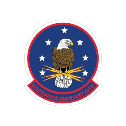 97th Training Sq (U.S. Navy) REVERSE PRINT Transparent Die-Cut STICKER - The Sticker Space