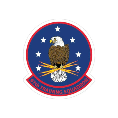 97th Training Sq (U.S. Navy) Transparent STICKER Die-Cut Vinyl Decal 2 Inch Transparent - The Sticker Space