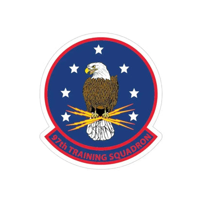 97th Training Sq (U.S. Navy) Transparent STICKER Die-Cut Vinyl Decal 5 Inch Transparent - The Sticker Space