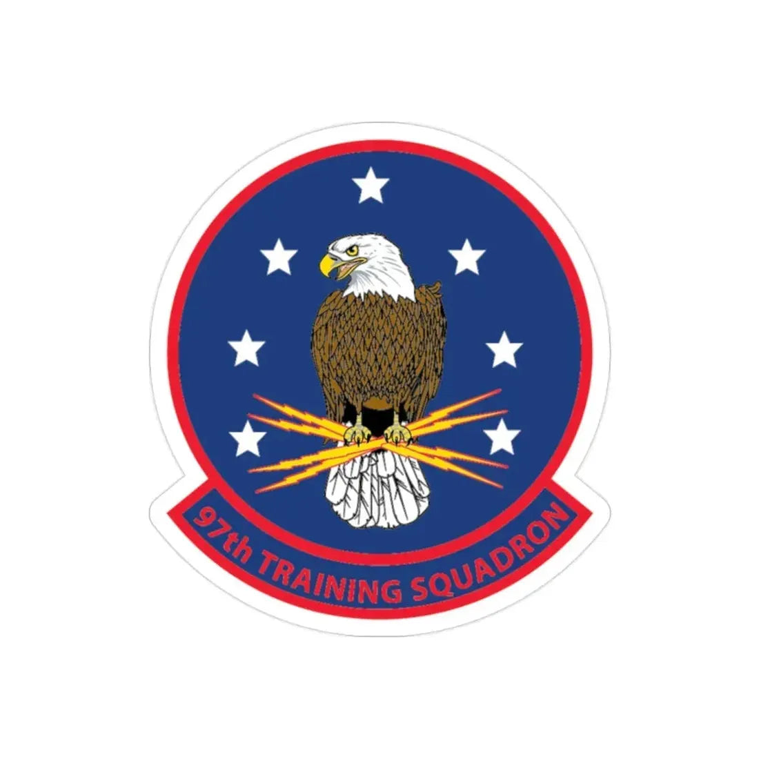 97th Training Sq (U.S. Navy) Transparent STICKER Die-Cut Vinyl Decal - The Sticker Space