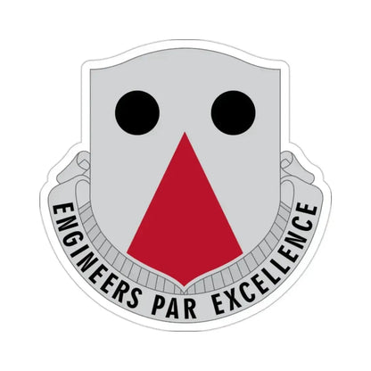 980 Engineer Battalion (U.S. Army) STICKER Vinyl Die-Cut Decal 2 Inch - The Sticker Space