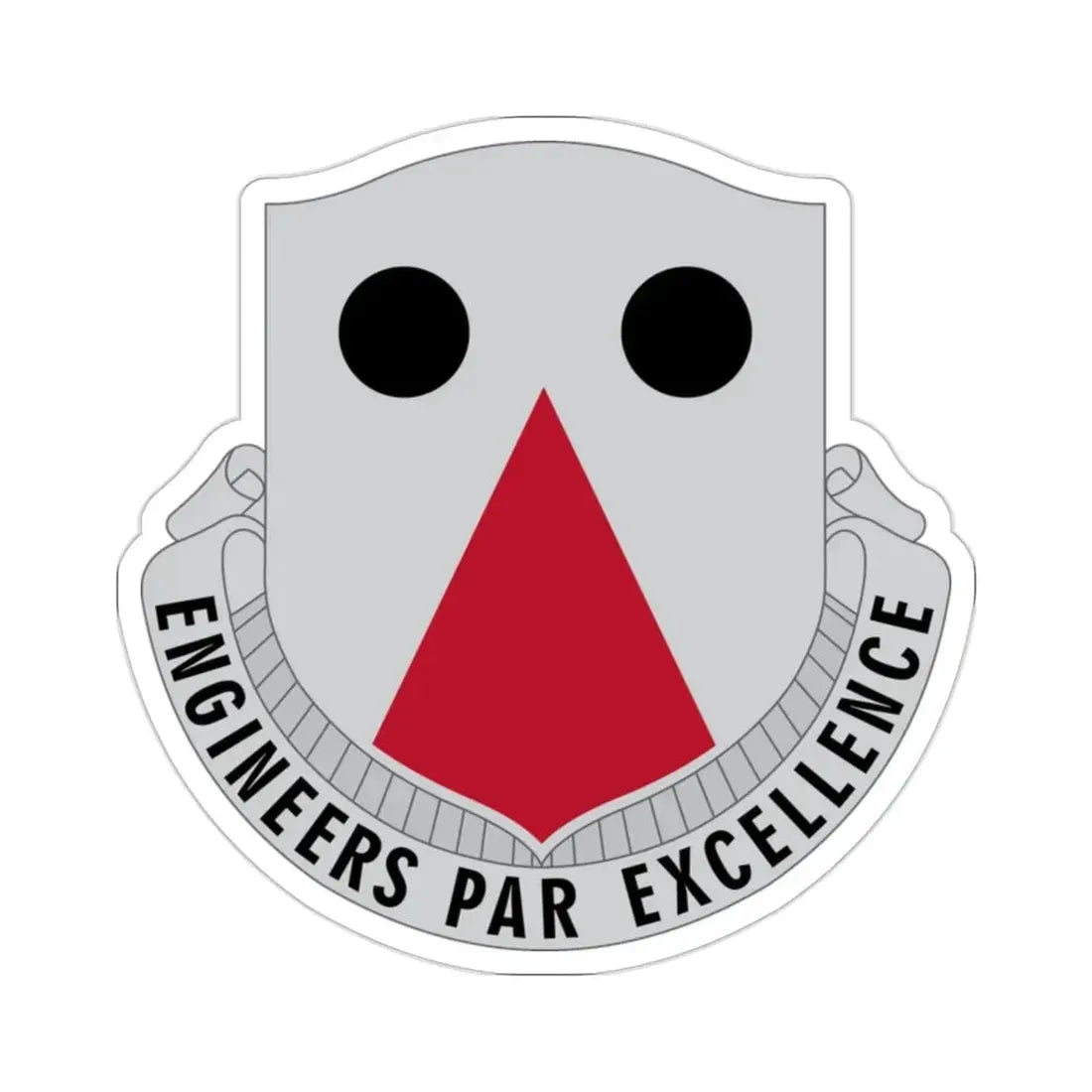 980 Engineer Battalion (U.S. Army) STICKER Vinyl Die-Cut Decal - The Sticker Space