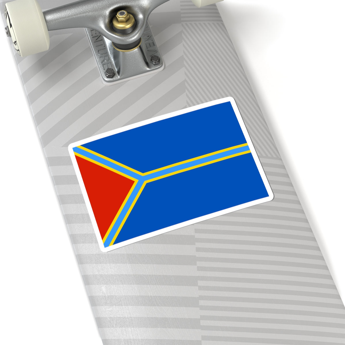 Flag of Alekseevsky rayon Volgograd oblast (Russia) STICKER Vinyl Kiss-Cut Decal