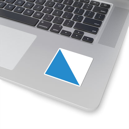 Flag of Canton of Zurich (Switzerland) STICKER Vinyl Kiss-Cut Decal