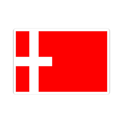 Drapeau de Montmelian (France) STICKER Vinyl Kiss-Cut Decal
