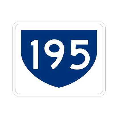 PR primary 195 (Puerto Rico) (Road Sign) STICKER Vinyl Kiss-Cut Decal