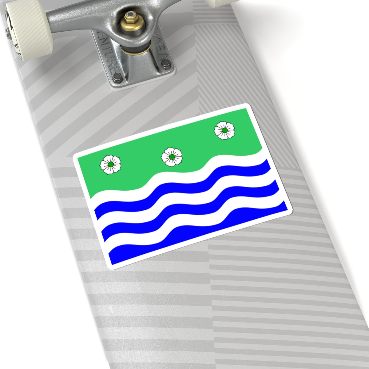 Flag of Cumberland (England) STICKER Vinyl Kiss-Cut Decal