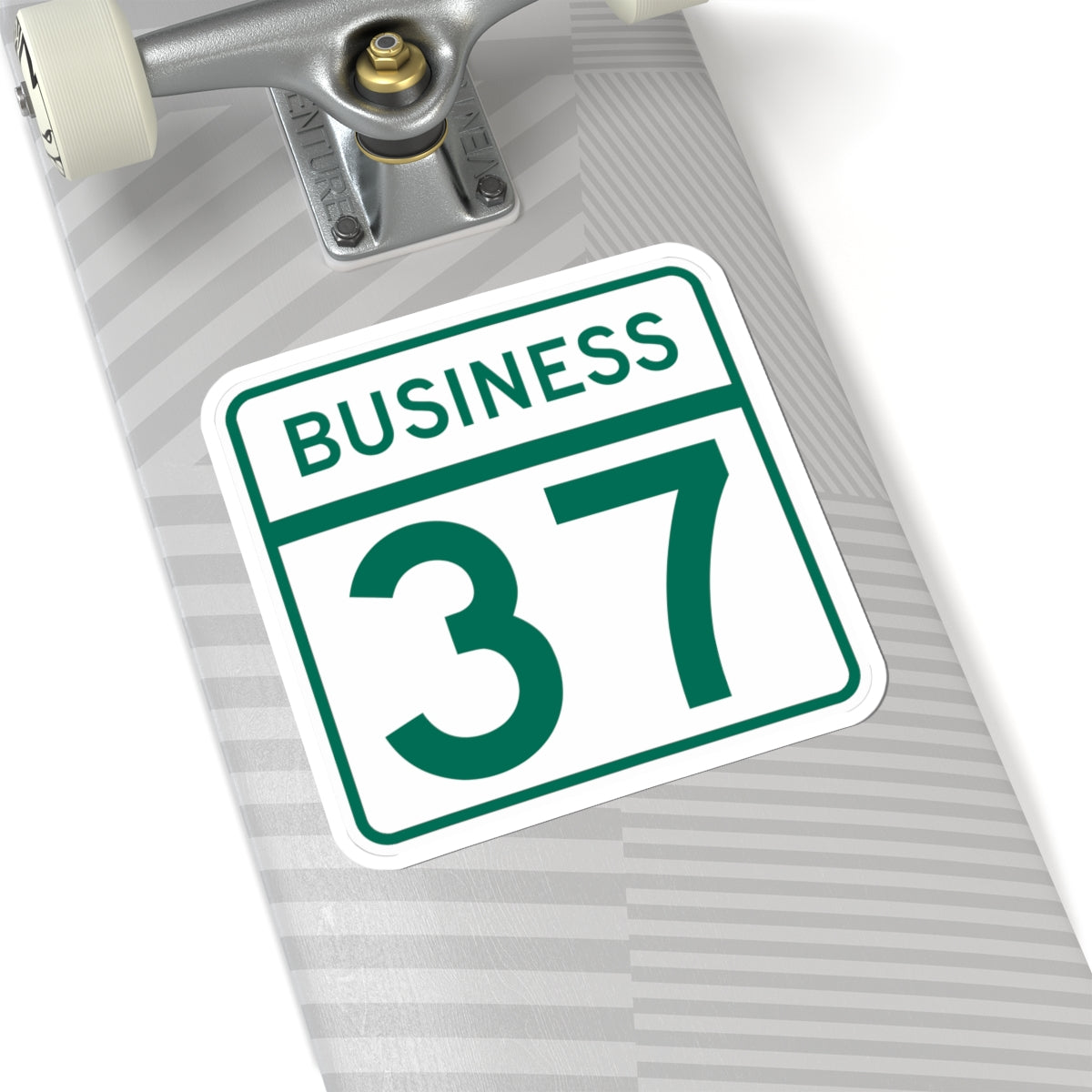 MD Route 37 Business (Maryland) (Road Sign) STICKER Vinyl Kiss-Cut Decal