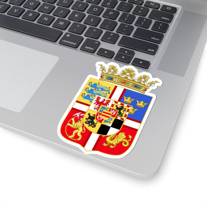 Armoiries de Dorothée de Brandebourg (Denmark) (Coat of Arms) STICKER Vinyl Kiss-Cut Decal