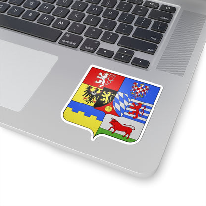 Armoiries Frédéric V de Wittelsbach roi de Bohême (Czech Republic) (Coat of Arms) STICKER Vinyl Kiss-Cut Decal