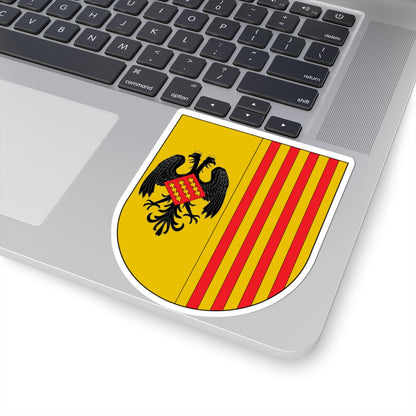 Antic escut municipal del Pont de Suert (Spain) (Coat of Arms) STICKER Vinyl Kiss-Cut Decal