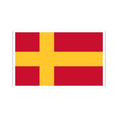 Flag of the Finland Swedes (Finland) STICKER Vinyl Kiss-Cut Decal