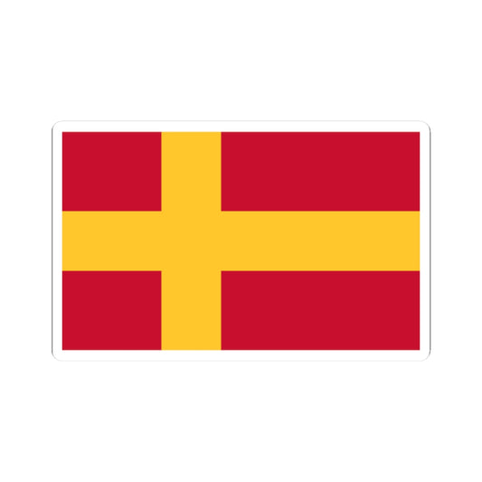 Flag of the Finland Swedes (Finland) STICKER Vinyl Kiss-Cut Decal