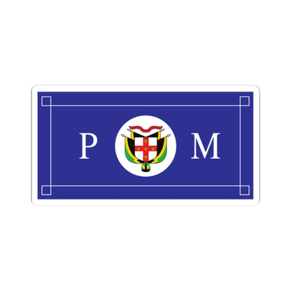 Flag of the Prime Minister of Jamaica (Jamaica) STICKER Vinyl Kiss-Cut Decal