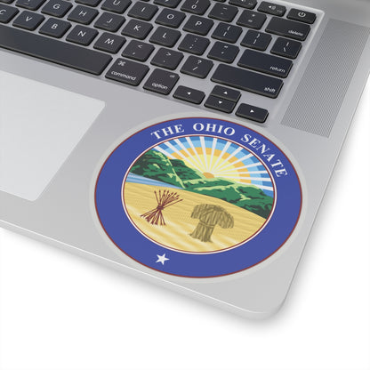 Seal of the Ohio Senate - STICKER Vinyl Kiss-Cut Decal