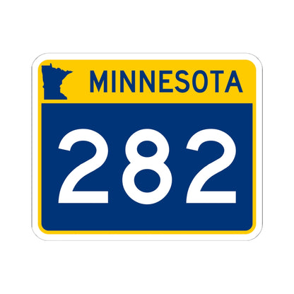 MN-282 wide (Minnesota) (Road Sign) STICKER Vinyl Kiss-Cut Decal