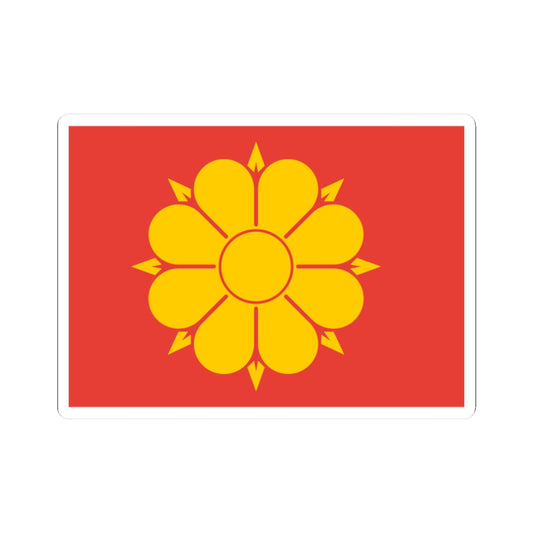 Flag of Trondheim (Norway) STICKER Vinyl Kiss-Cut Decal