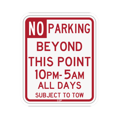PBOT Road sign P1881 (Oregon) (Road Sign) STICKER Vinyl Kiss-Cut Decal