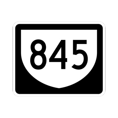 PR urban primary 845 (Puerto Rico) (Road Sign) STICKER Vinyl Kiss-Cut Decal