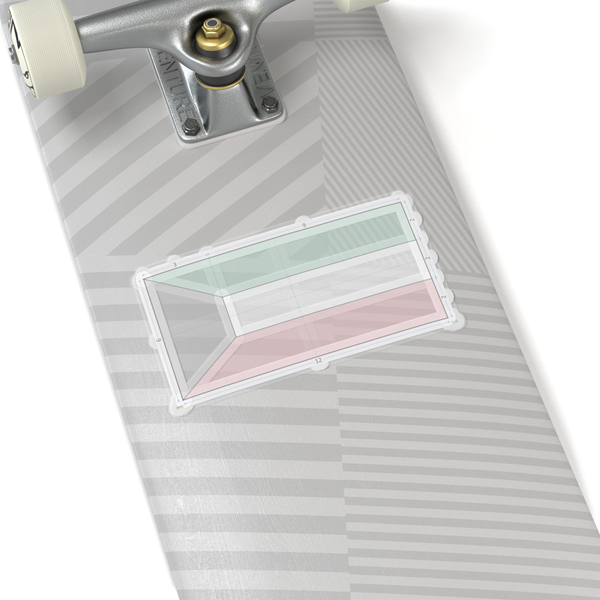 Flag of Kuwait construction sheet (Kuwait) STICKER Vinyl Kiss-Cut Decal