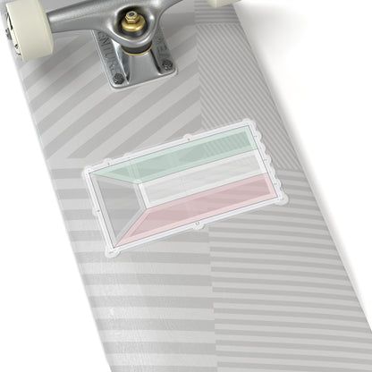 Flag of Kuwait construction sheet (Kuwait) STICKER Vinyl Kiss-Cut Decal