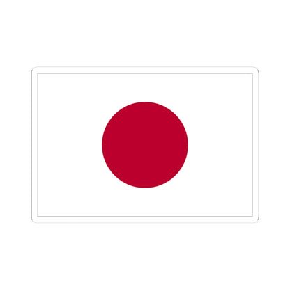 Flag of Japan with border (Japan) STICKER Vinyl Kiss-Cut Decal