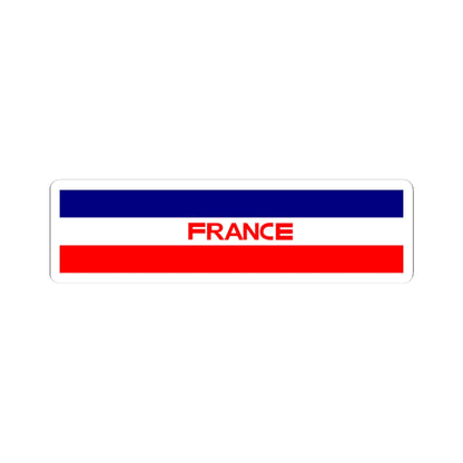 Flag of France for user page (France) STICKER Vinyl Kiss-Cut Decal