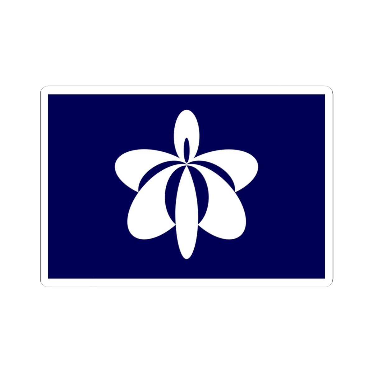 Flag of Yurihonjo Akita (Japan) STICKER Vinyl Kiss-Cut Decal