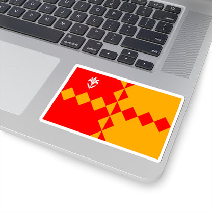 Flag of Southwark Cathedral (England) STICKER Vinyl Kiss-Cut Decal