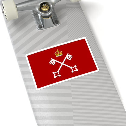 Flag of the Diocese of York (England) STICKER Vinyl Kiss-Cut Decal