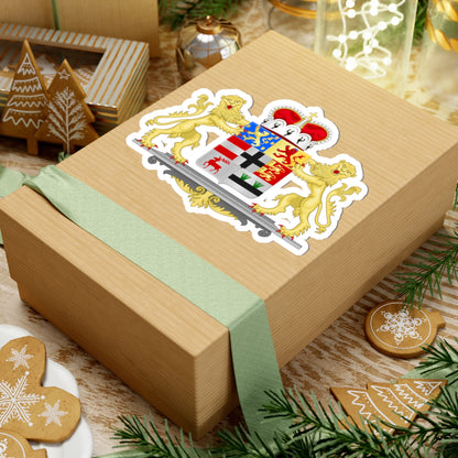 Achievement of Nassau Dietz Princes (Netherlands) (Coat of Arms) STICKER Vinyl Kiss-Cut Decal