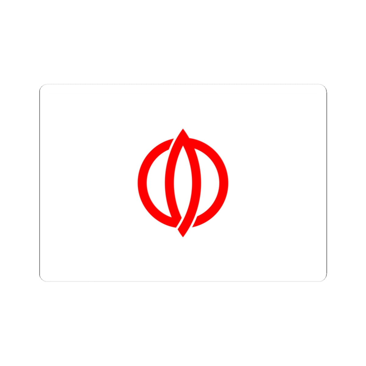Flag of Yugawara Kanagawa (Japan) STICKER Vinyl Kiss-Cut Decal