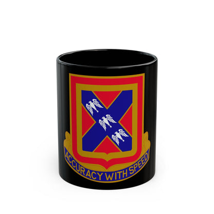 987th Field Artillery Battalion (U.S. Army) Black Coffee Mug-11oz-The Sticker Space