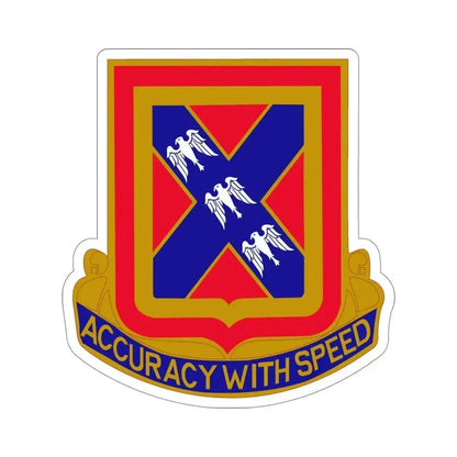 987th Field Artillery Battalion (U.S. Army) STICKER Vinyl Die-Cut Decal 4 Inch - The Sticker Space