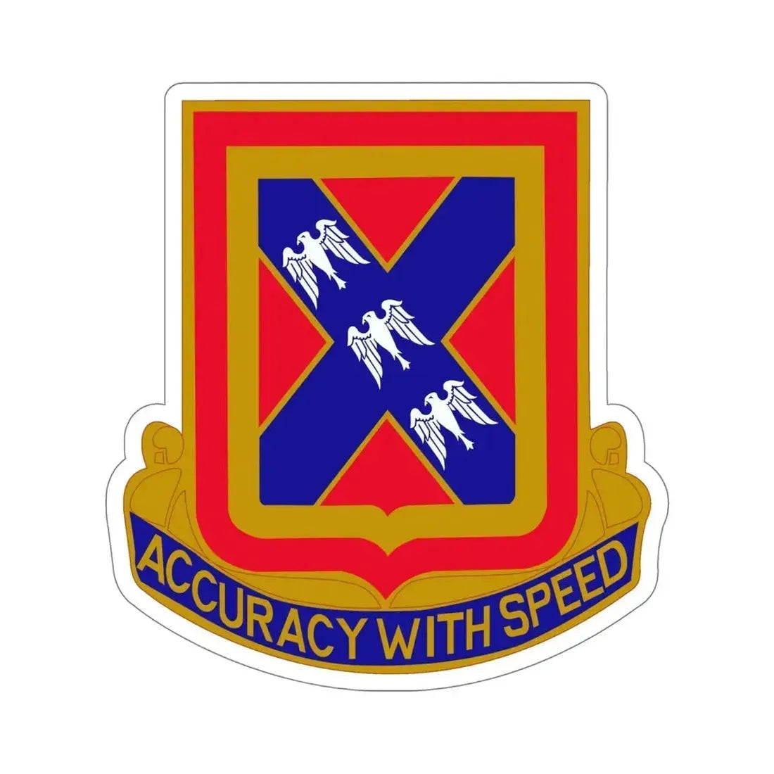 987th Field Artillery Battalion (U.S. Army) STICKER Vinyl Die-Cut Decal - The Sticker Space