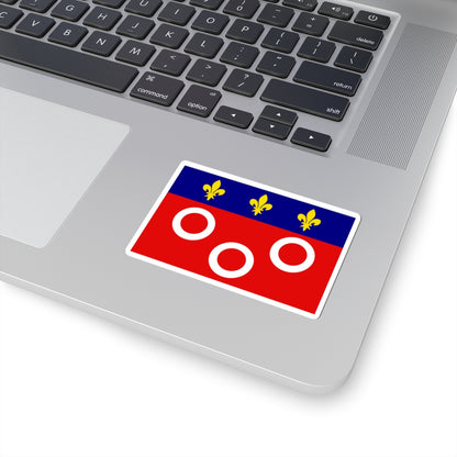 Flag of Macon (France) STICKER Vinyl Kiss-Cut Decal