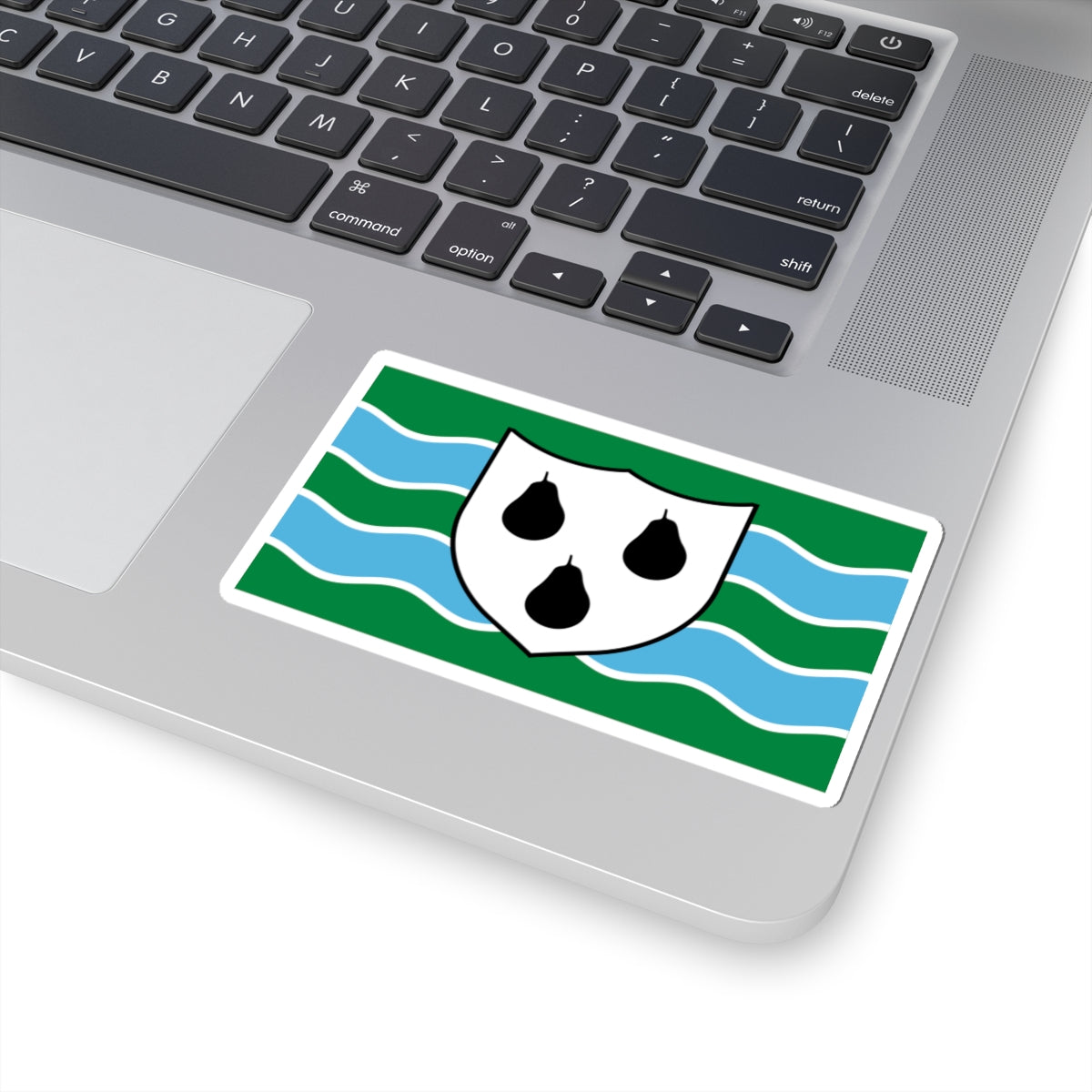 Flag of Worcestershire (England) STICKER Vinyl Kiss-Cut Decal