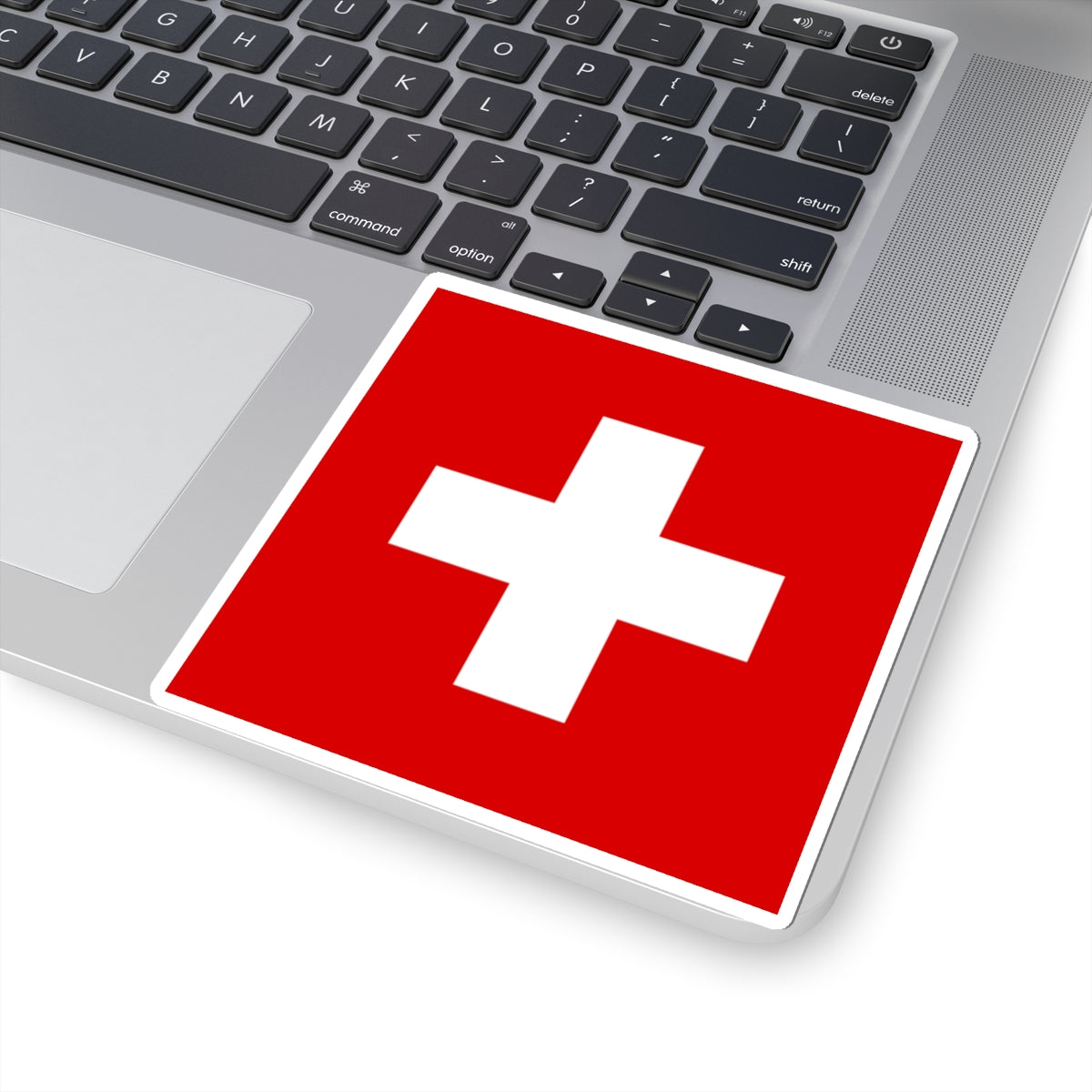 Flag of Switzerland - 2 (Switzerland) STICKER Vinyl Kiss-Cut Decal