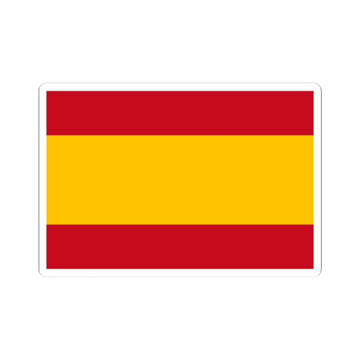 Flag of Spain civil (Spain) STICKER Vinyl Kiss-Cut Decal