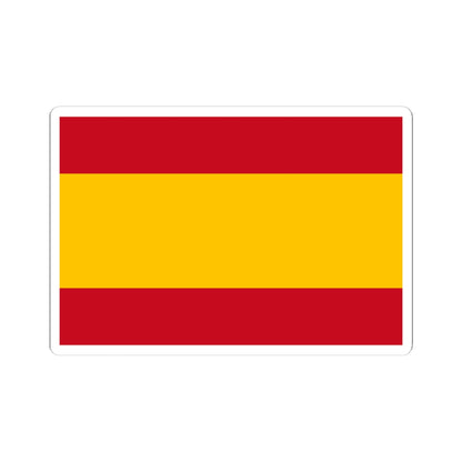 Flag of Spain civil (Spain) STICKER Vinyl Kiss-Cut Decal