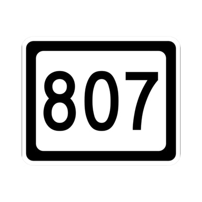 WV-807 (Virginia) (Road Sign) STICKER Vinyl Kiss-Cut Decal