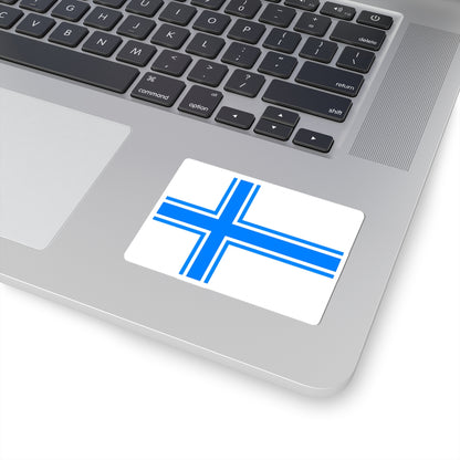 Flag of Iceland - 1914 Proposal (Iceland) STICKER Vinyl Kiss-Cut Decal