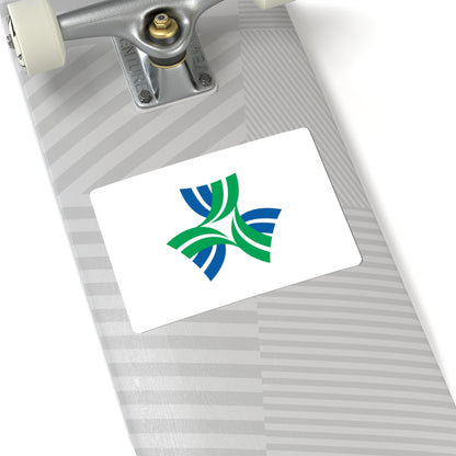 Flag of Yurihama Tottori (Japan) STICKER Vinyl Kiss-Cut Decal