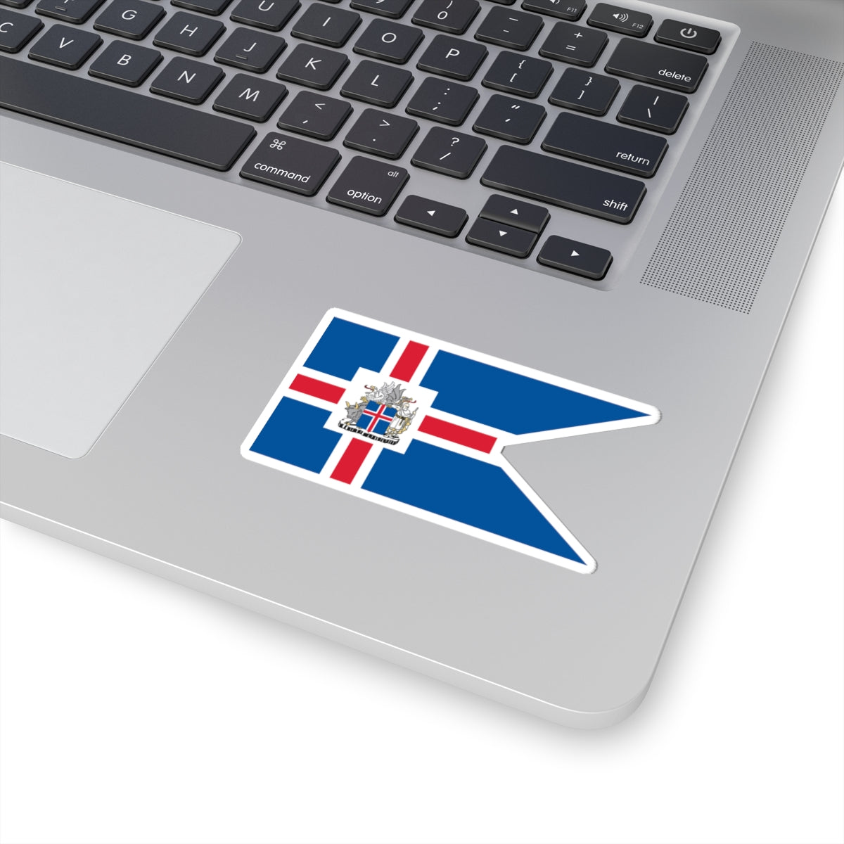 Flag of the President of Iceland (Iceland) STICKER Vinyl Kiss-Cut Decal
