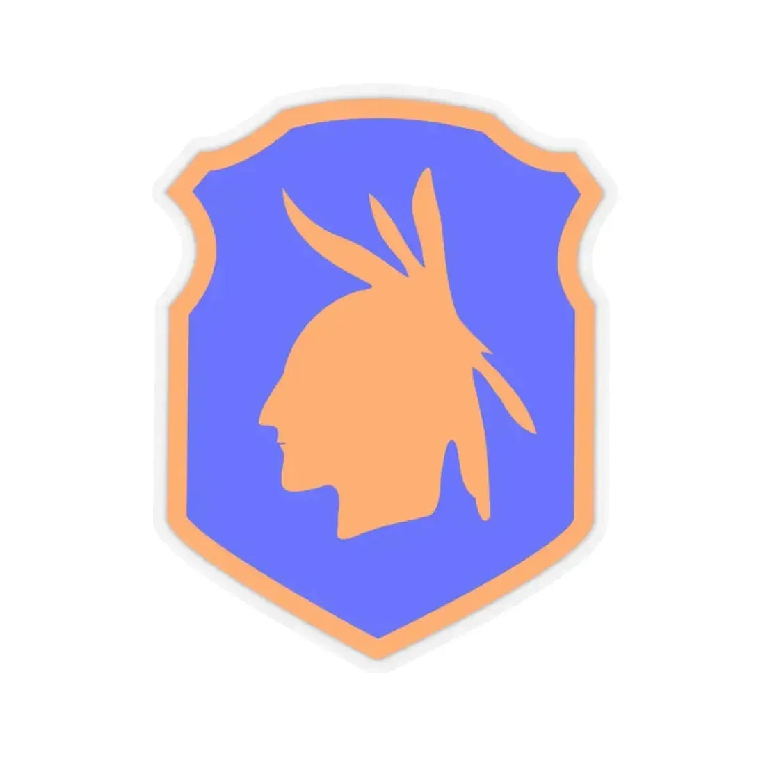 98th Infantry Division (U.S. Army) STICKER Vinyl Kiss-Cut Decal 4 Inch Transparent - The Sticker Space