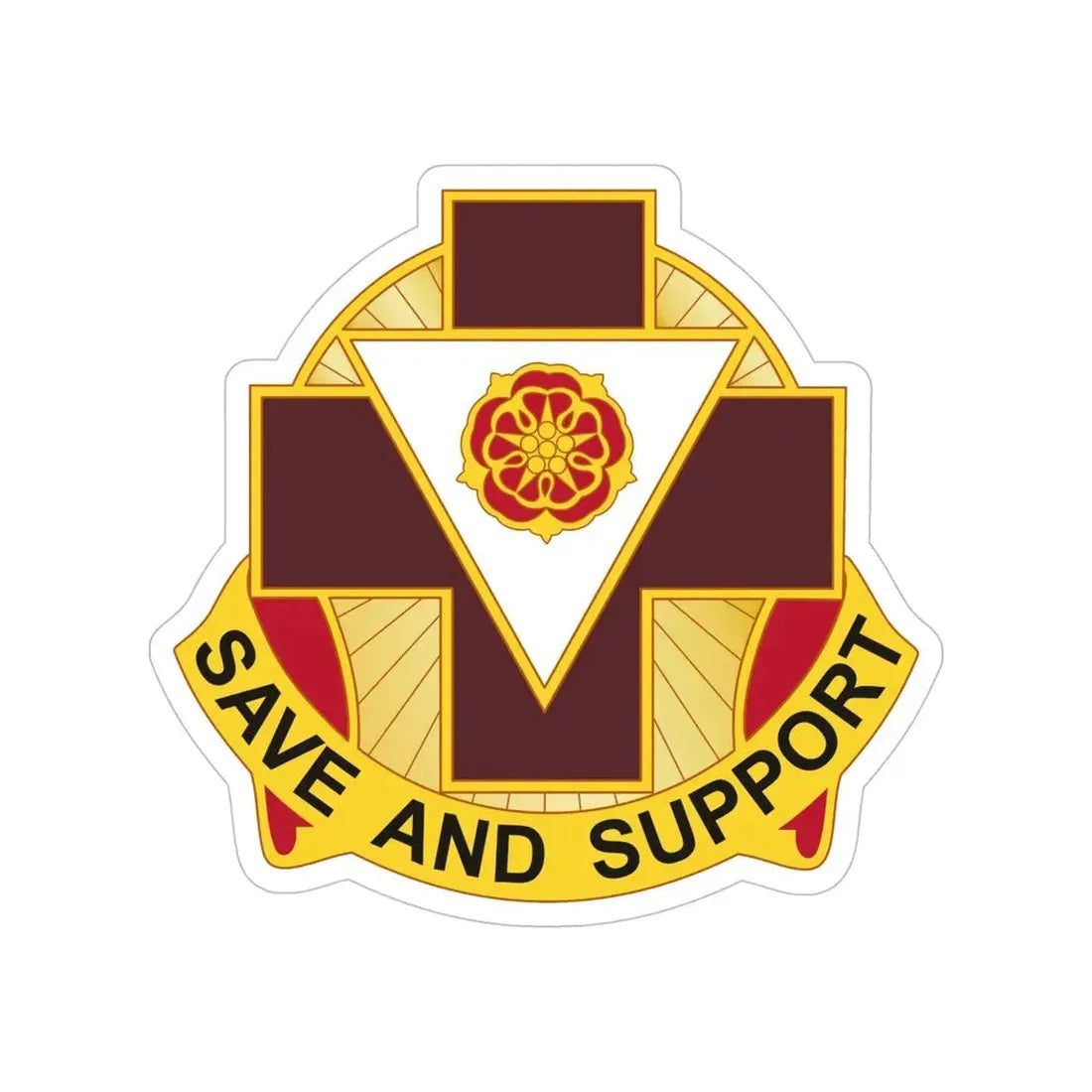 99 Field Hospital (U.S. Army) Transparent STICKER Die-Cut Vinyl Decal - The Sticker Space
