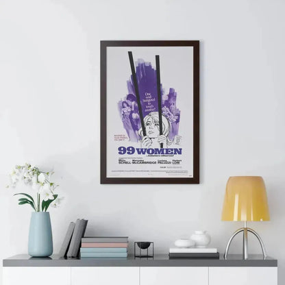 99 WOMEN 1969 - Framed Movie Poster - The Sticker Space